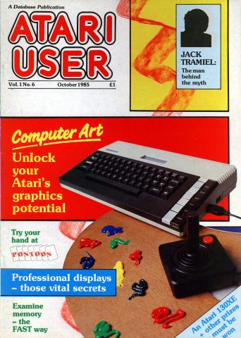 More information about "Atari User Issue 006 (October 1985)"