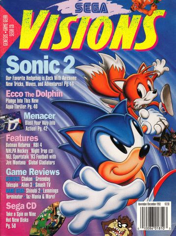 More information about "Sega Visions Issue 010 (November-December 1992)"