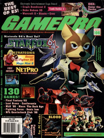 More information about "GamePro Issue 106 (July 1997)"