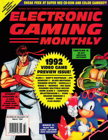 More information about "Electronic Gaming Monthly Issue 032 (March 1992)"