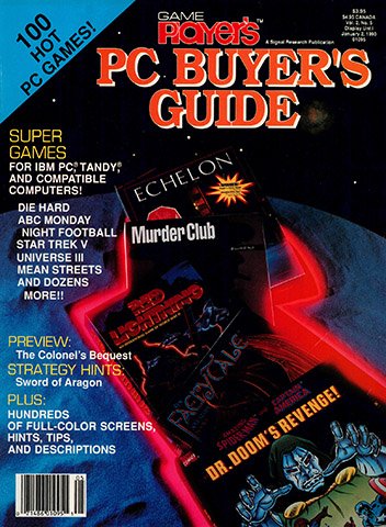 Game Player's PC Buyer's Guide Volume 2 Number 5 (November/December 1989)