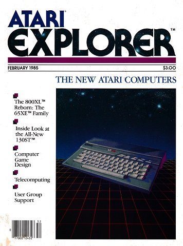 More information about "Atari Explorer Issue 01 (February 1985)"