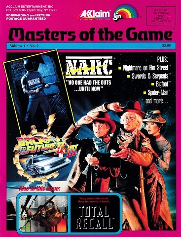 Acclaim Masters of the Game Volume 1 Number 2 (1990)