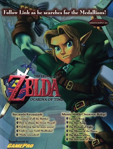 The Legend of Zelda the Ocarina of Time nintendo 64 1999 