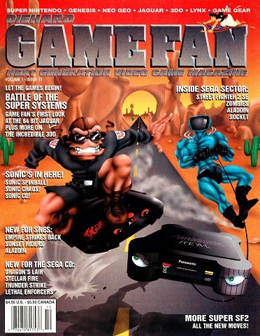 Die Hard Game Fan Volume 1 Issue 11 (October 1993)