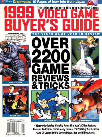 1999 Video Game Buyer's Guide