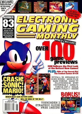 More information about "Electronic Gaming Monthly Issue 083 (June 1996)"