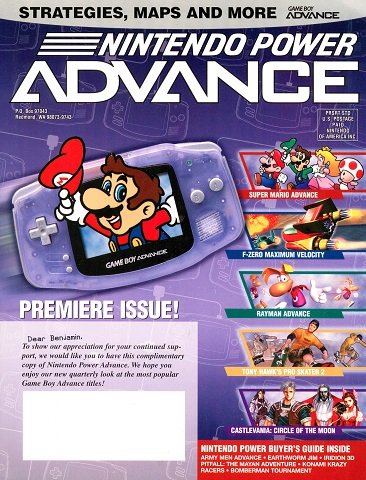 Nintendo Power Advance Issue 1 (Spring 2001)