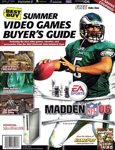 2004 Madden NFL 2005 PS2 Xbox Gamecube Print Ad/Poster Football Video Game  Art