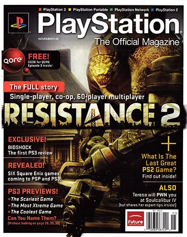 PlayStation: The Official Magazine Issue 12 (November 2008)