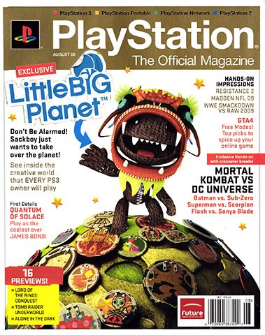 PlayStation: The Official Magazine Issue 09 (August 2008)