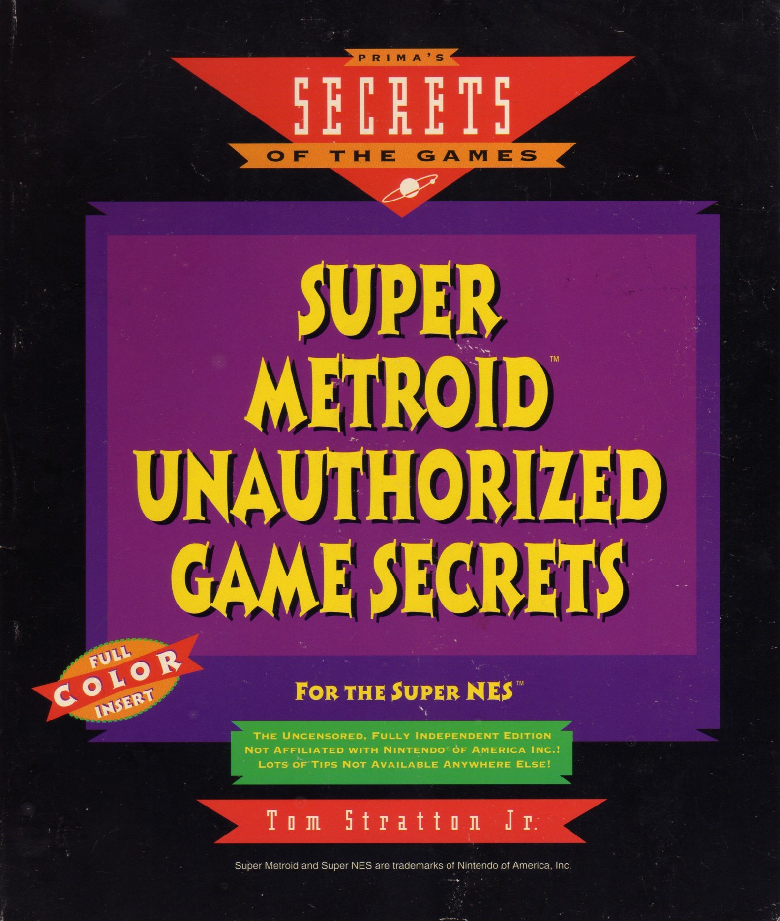 Super Metroid Unauthorized Game Secrets