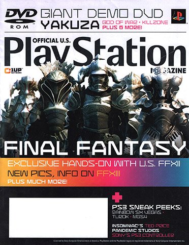 Official U.S. Playstation Magazine Issue 107 (August 2006)