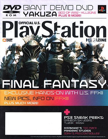 More information about "Official U.S. Playstation Magazine Issue 107 (August 2006)"