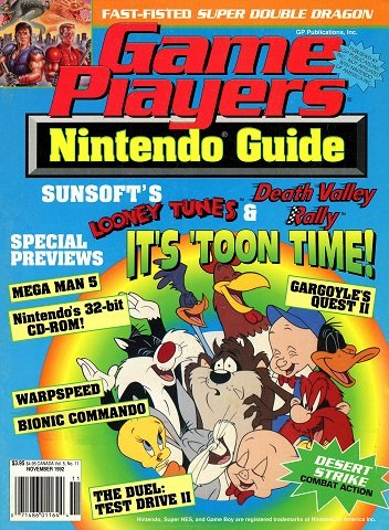 Game Players Nintendo Guide Vol.5 No.11 (November 1992)