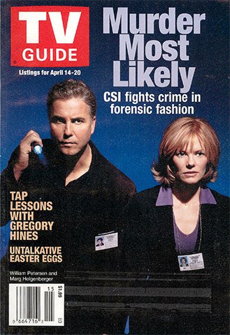 TV Guide Canada Volume 25 No. 15 Issue 1268 Eastern Ontario Edition (April 14, 2001)