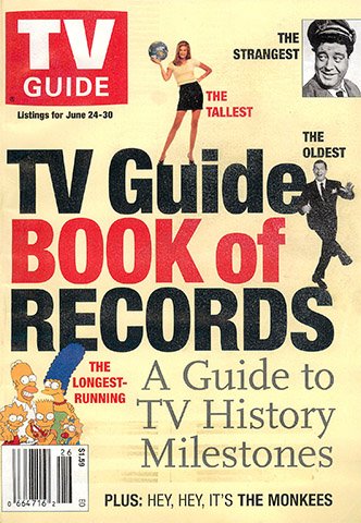 TV Guide Canada Volume 24 No. 26 Issue 1226 Eastern Ontario Edition (June 24, 2000)