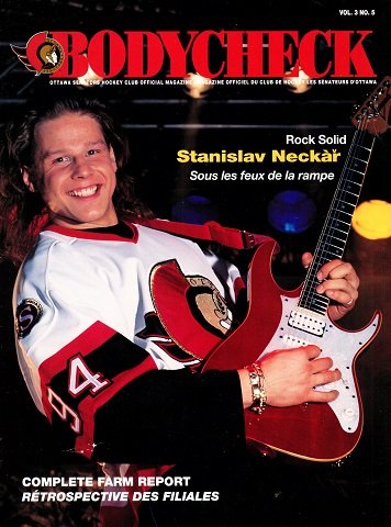 Bodycheck - Ottawa Senators Hockey Club Official Magazine Vol. 3 No. 5 (1995)