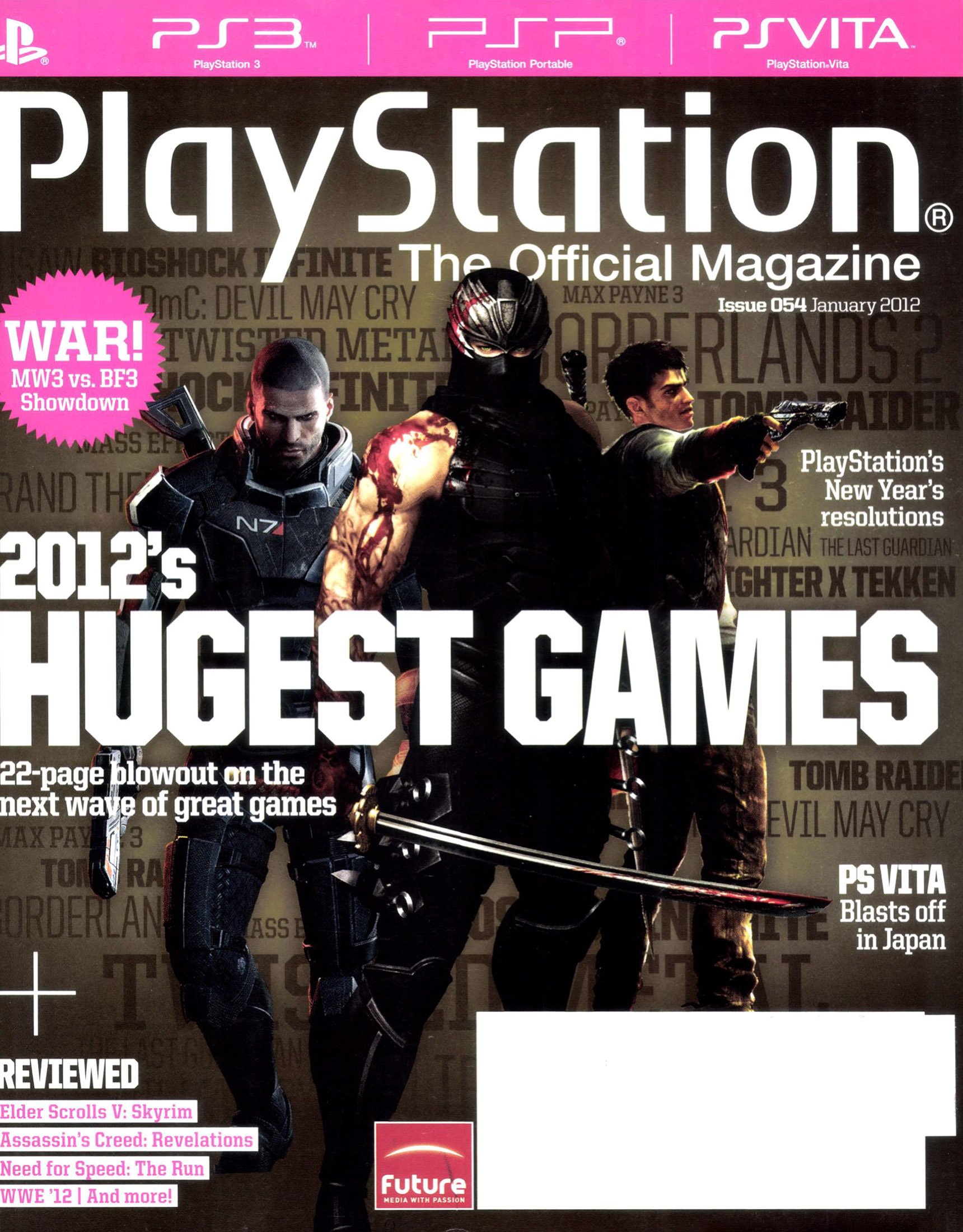 Playstation: The Official Magazine Issue 54 (January 2012)