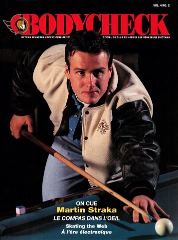 Bodycheck - Ottawa Senators Hockey Club Official Magazine Vol. 4 No. 2 (1995)