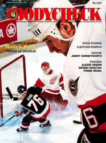 Bodycheck - Ottawa Senators Hockey Club Official Magazine Vol. 5 No. 5 (1997)