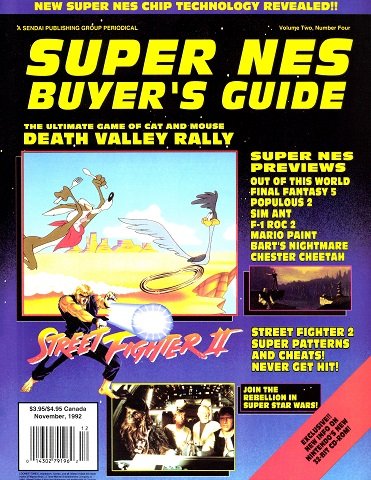 Super NES Buyer's Guide Volume 2 Number 4 (November 1992)