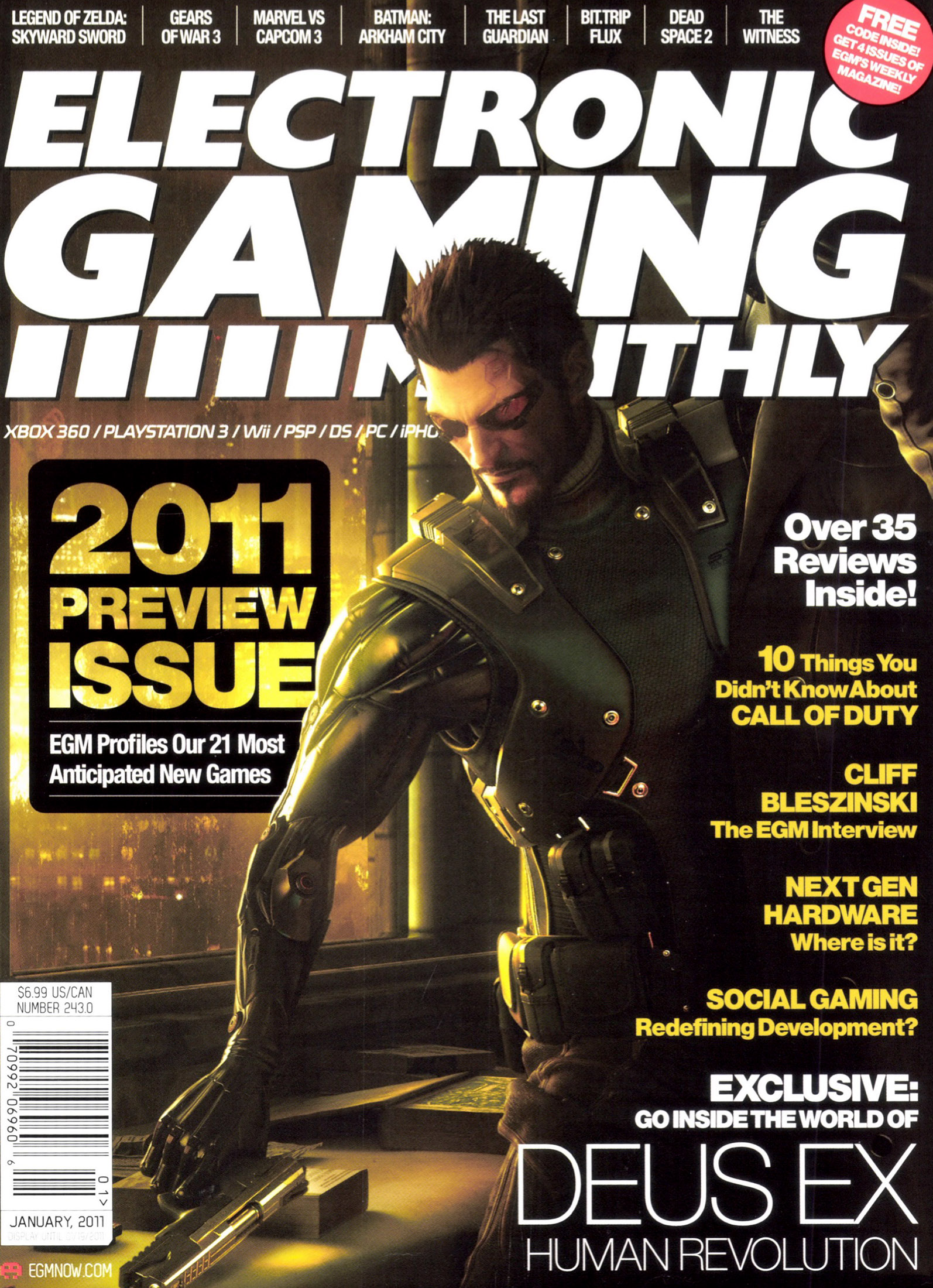 Electronic Gaming Monthly Issue 243 (January 2011)