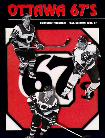 Ottawa 67's Souvenir Program Fall Edition (1996-97)