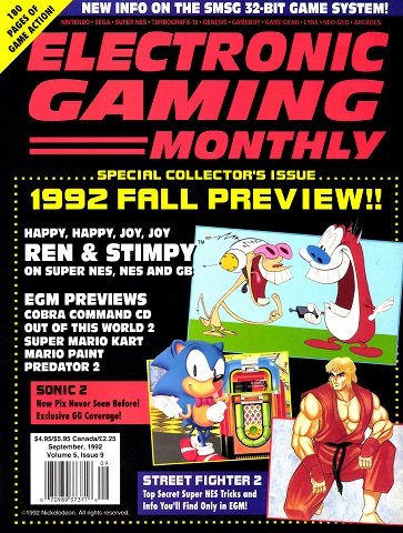 More information about "Electronic Gaming Monthly Issue 038 (September 1992)"