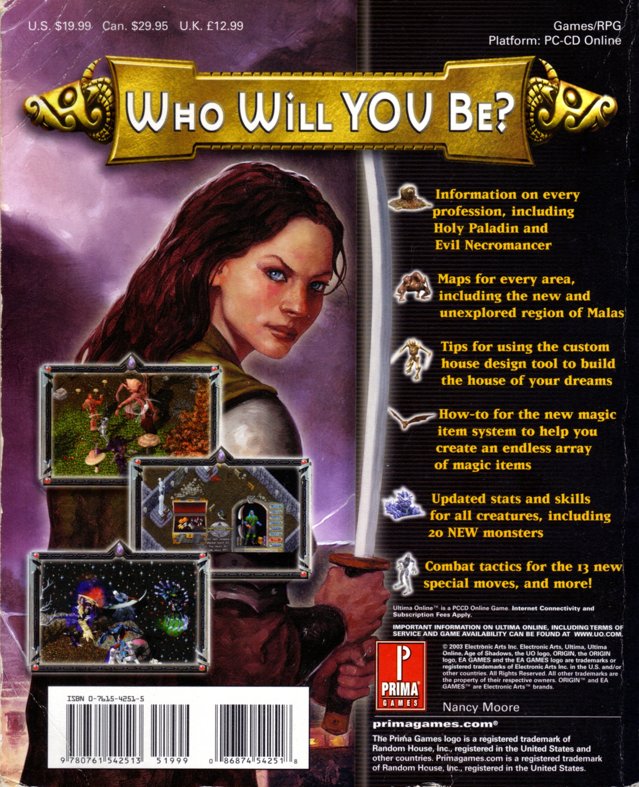 Ultima Online: Age of Shadows Official Strategy Guide - Prima Guides -  Retromags Community