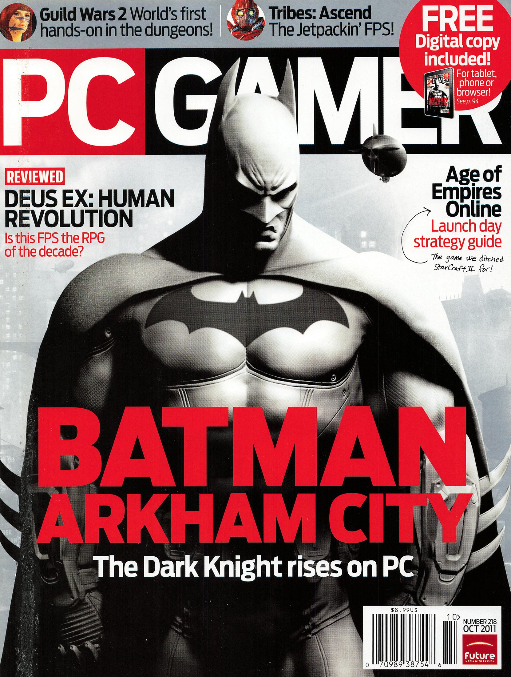 PC Gamer Issue 218 (October 2011)