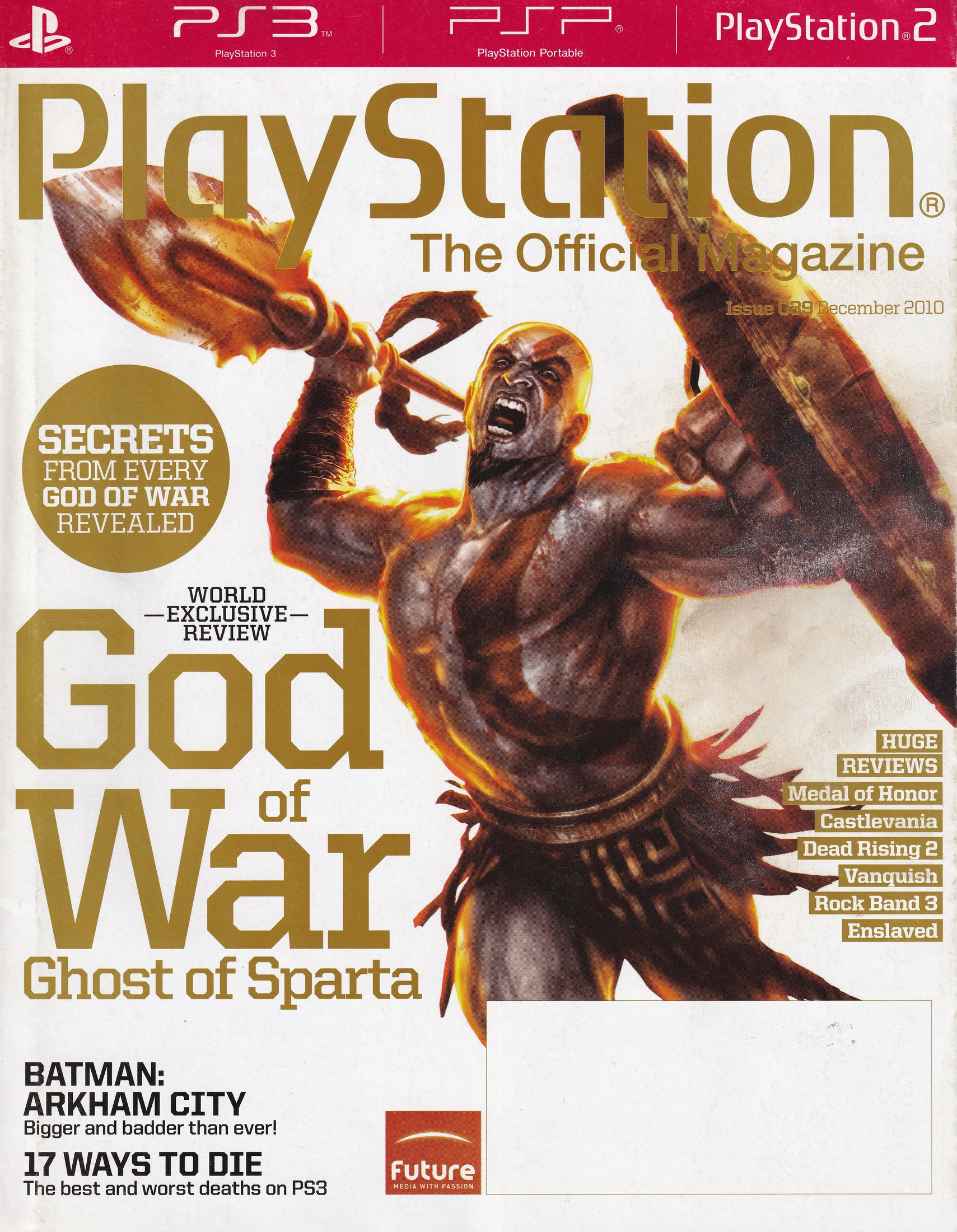 PlayStation: The Official Magazine Issue 39 (December 2010)