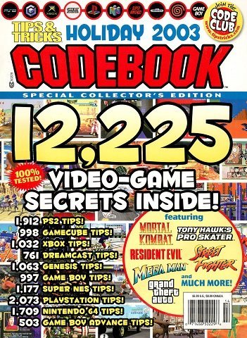 More information about "Tips & Tricks Codebook Volume 10 Issue 13 (Holiday 2003)"