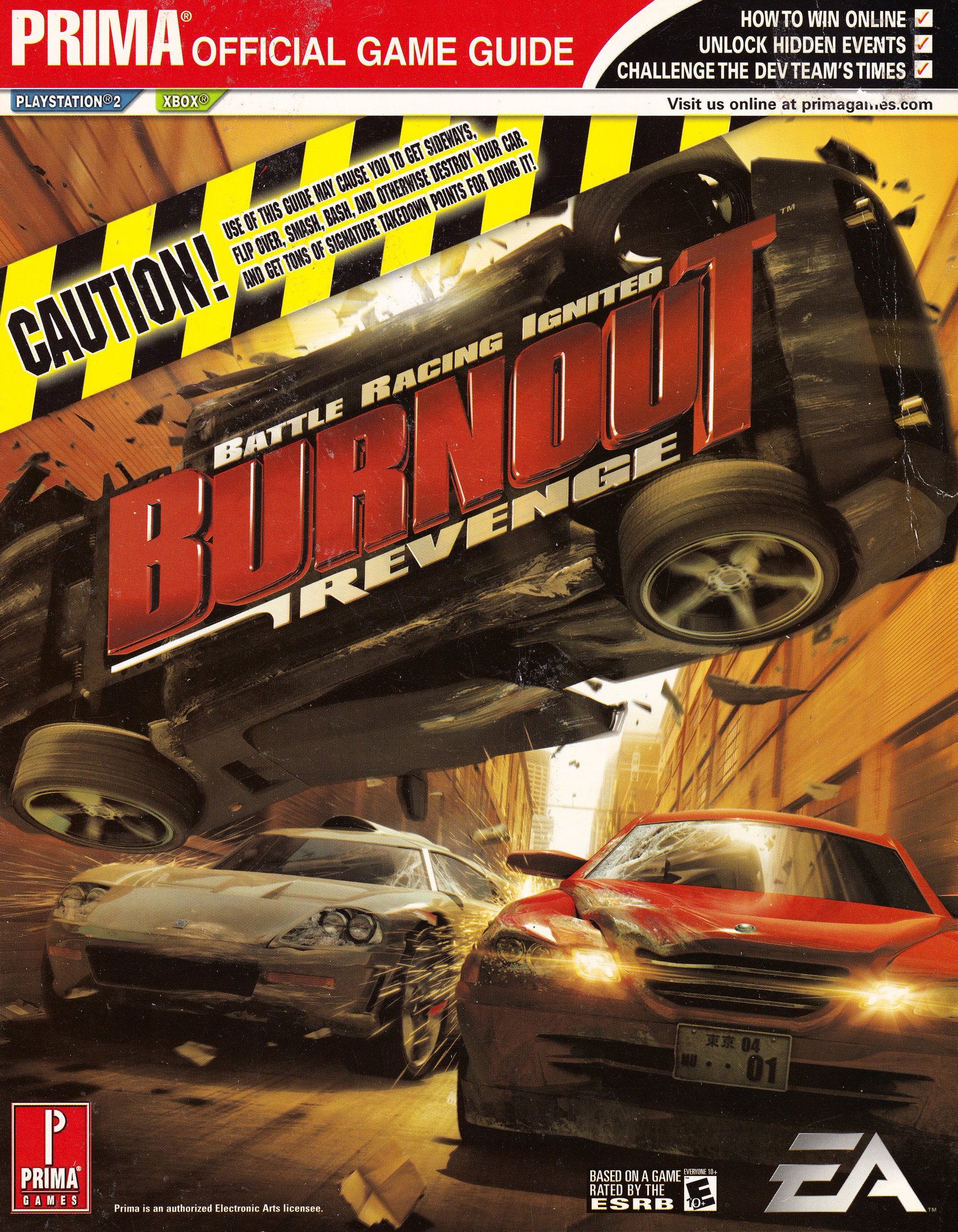 Burnout Revenge - Prima Official Game Guide (2005) [PS2, XBOX]