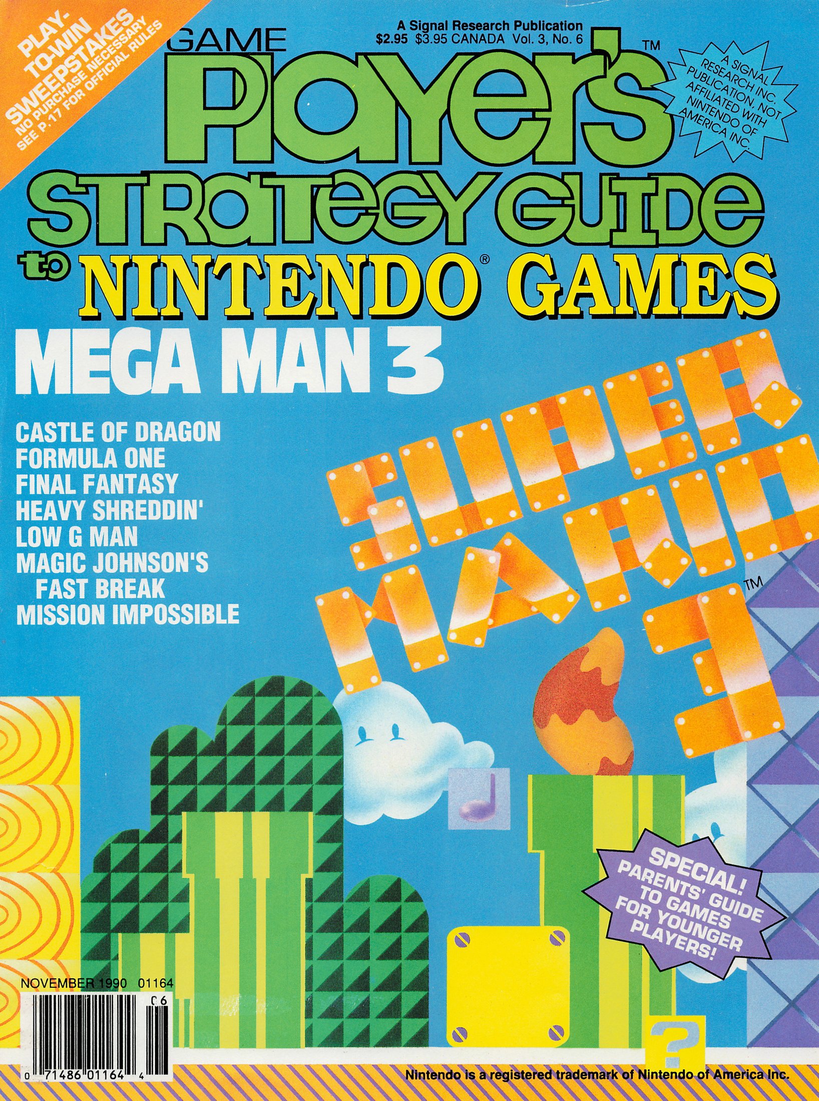 Game Player's Strategy Guide to Nintendo Games Vol. 3 No. 6 (November 1990)