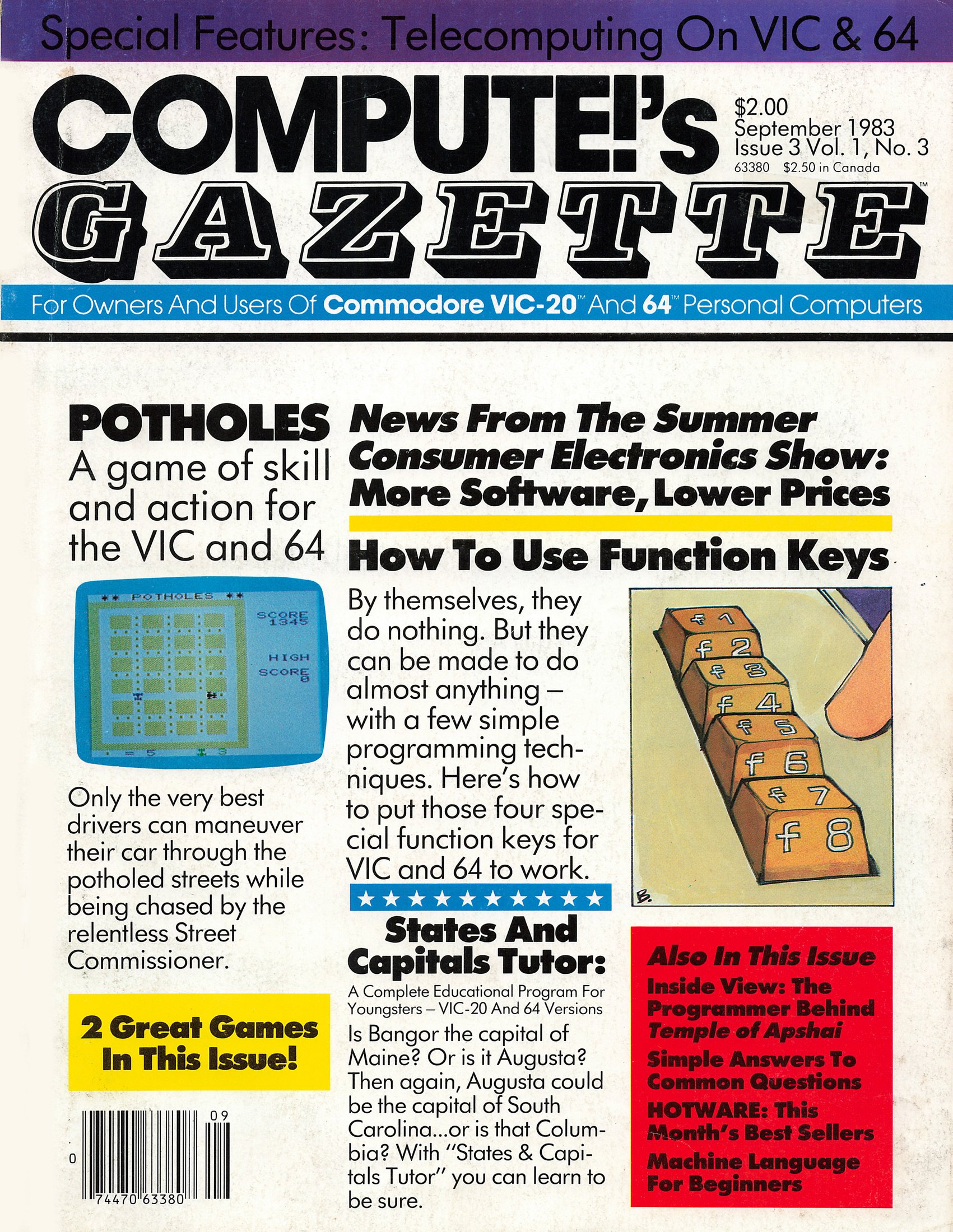 Compute!'s Gazette Issue 003 (September 1983)