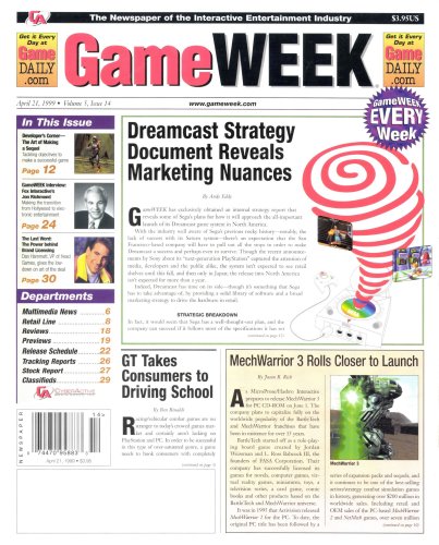 More information about "Game Week Vol. 05 Issue 14 (April 21, 1999)"