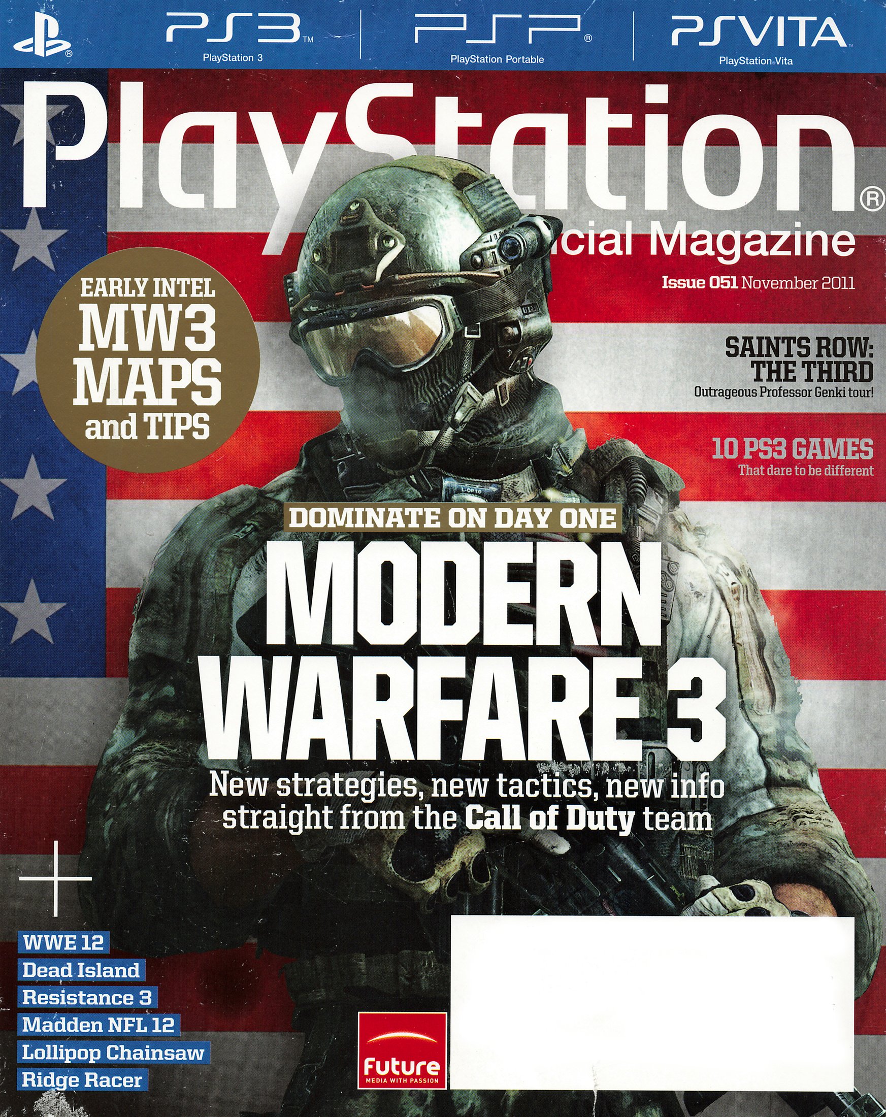 PlayStation: The Official Magazine Issue 51 (November 2011)