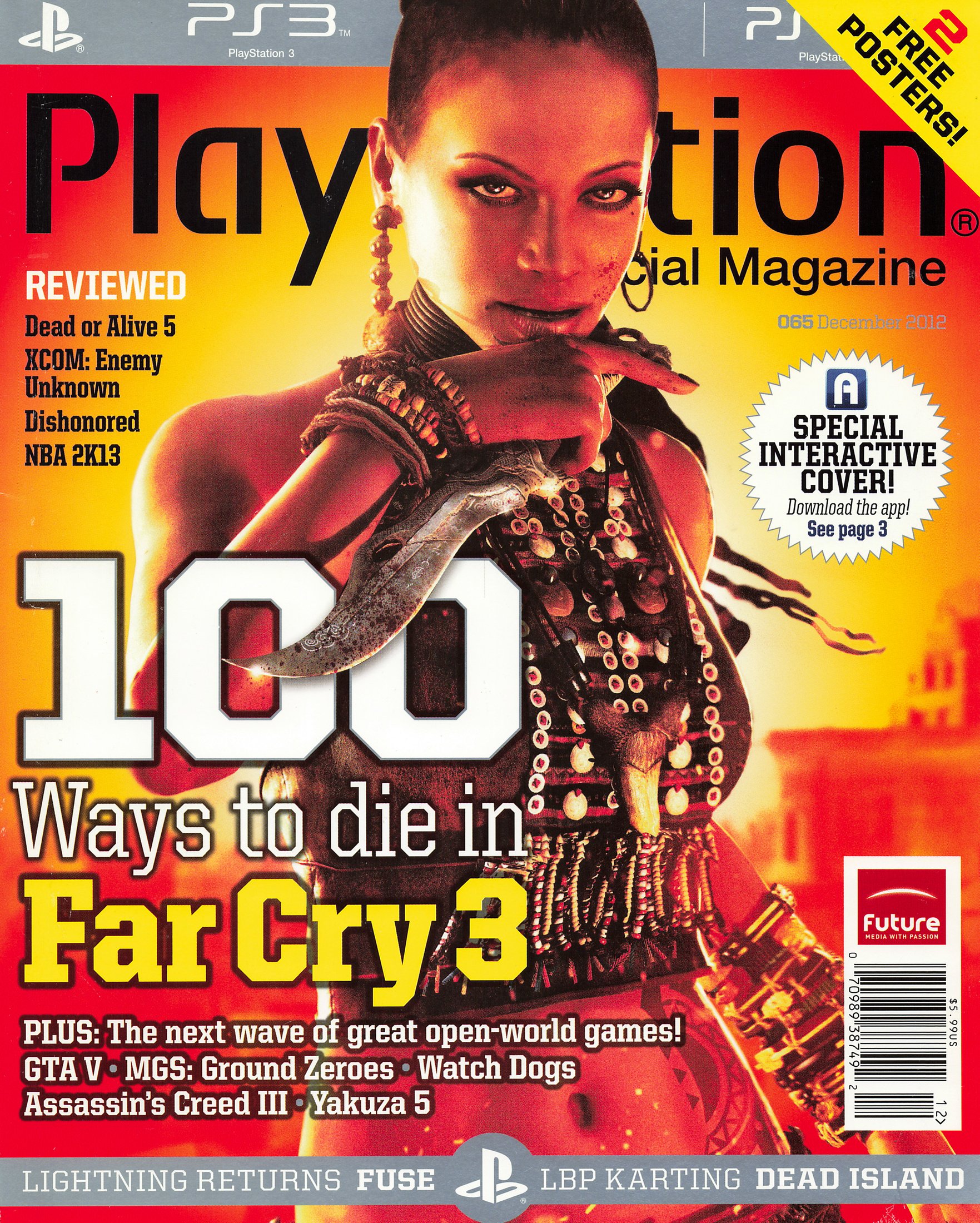 PlayStation: The Official Magazine Issue 65 (December 2012)