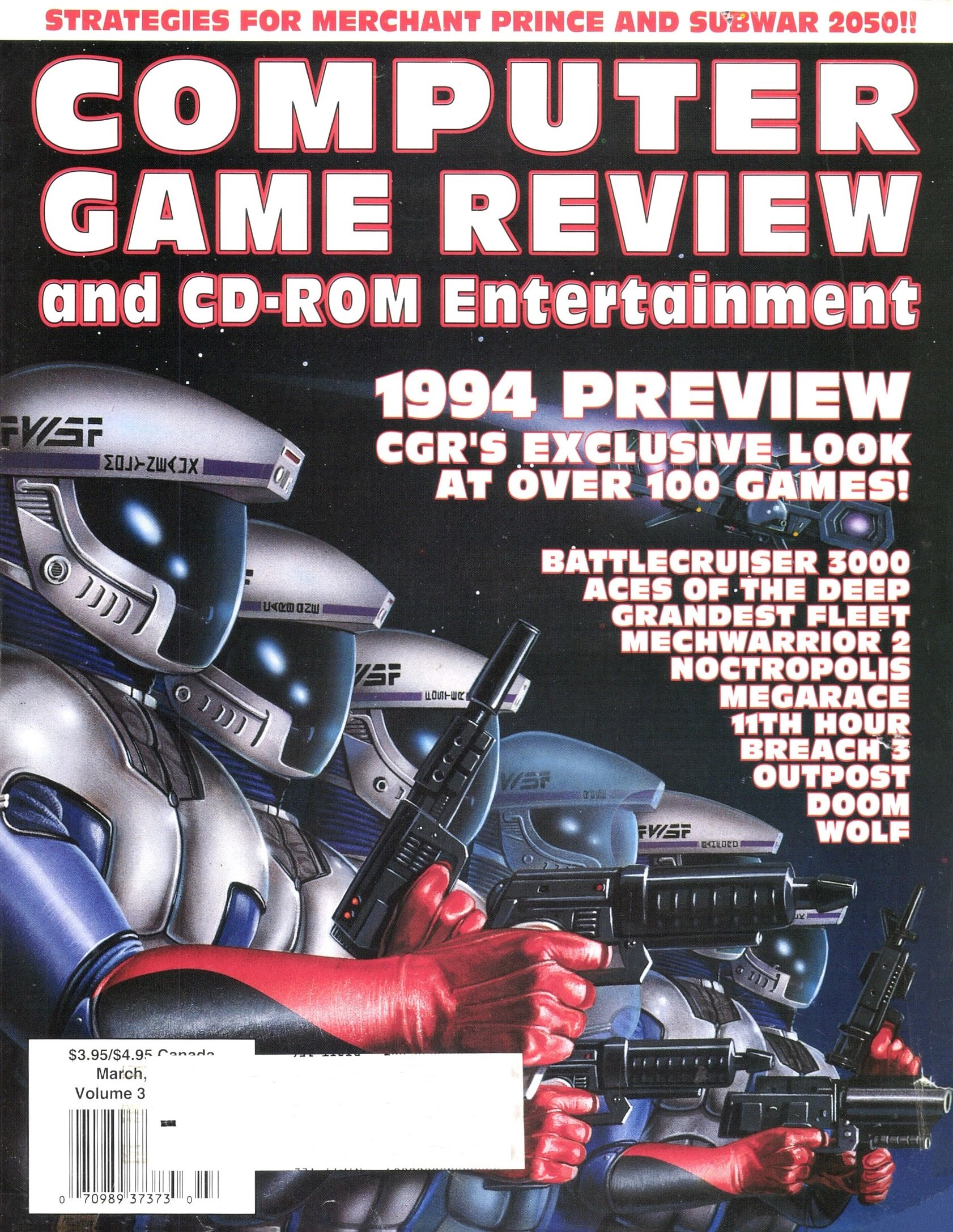 Computer Game Review Issue 032 (March 1994)