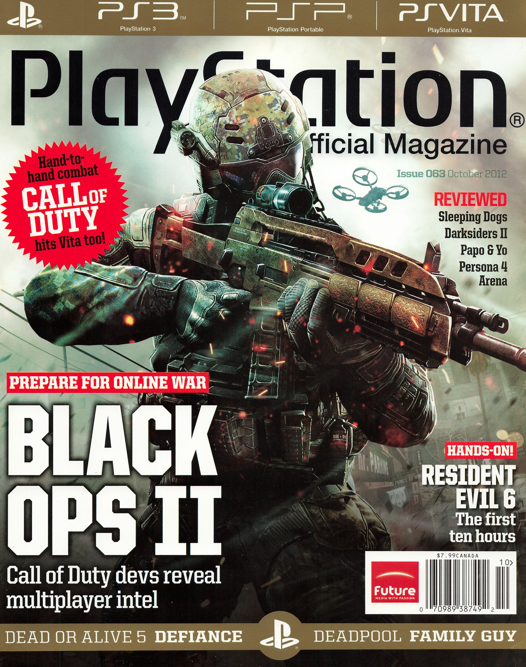 Playstation: The Official Magazine Issue Issue 63 (October 2012)