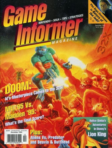 More information about "Game Informer Issue 020 (December 1994)"