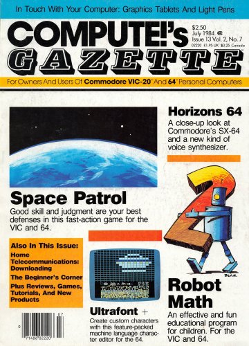 More information about "Compute!'s Gazette Issue 013 (July 1984)"