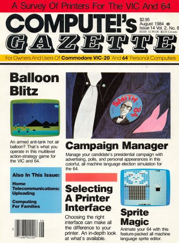 More information about "Compute!'s Gazette Issue 014 (August 1984)"