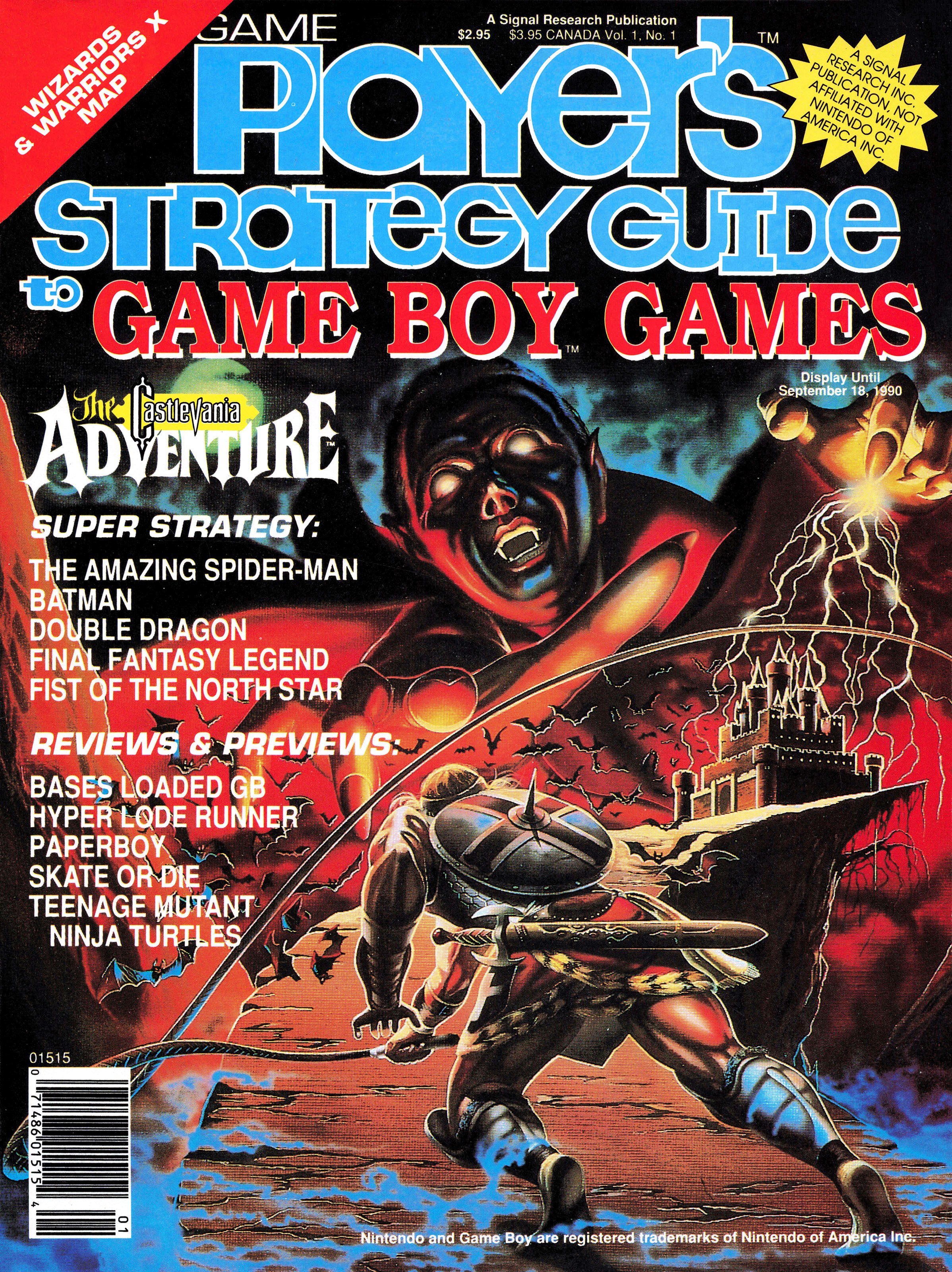 Game Player's Strategy Guide to Game Boy Games Vol.1 No.01 (Summer 1990)