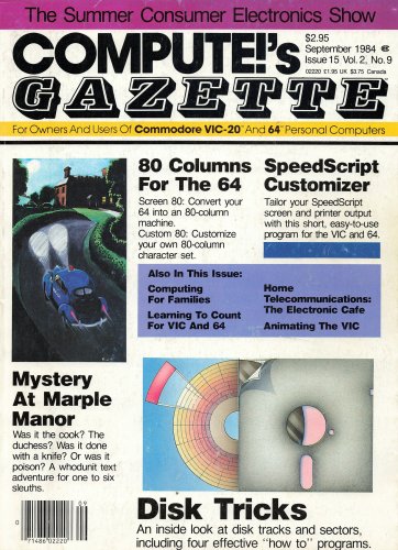 More information about "Compute!'s Gazette Issue 015 (September 1984)"