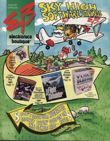 Electronics Boutique August Catalog (1993)