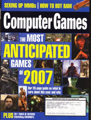 Computer Games Issue 194 (February 2007)