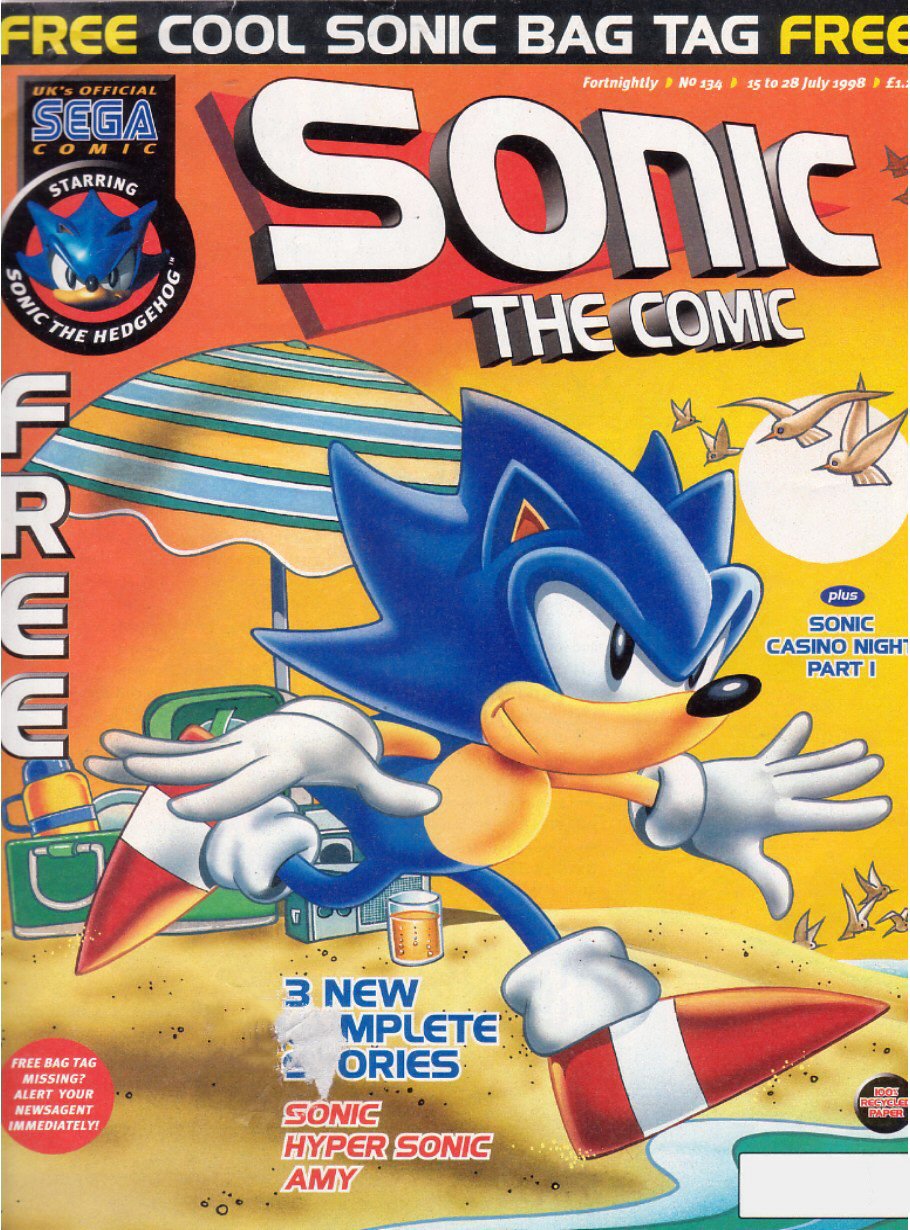 Sonic the Comic 134 (July 15, 1998) - Sonic the Comic (UK) - Retromags ...