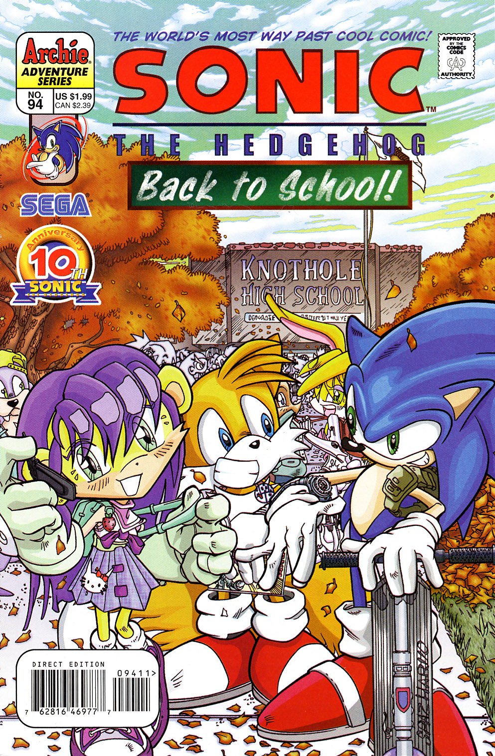 Sonic the Hedgehog 094 (April 2001) - Sonic the Hedgehog - Retromags ...